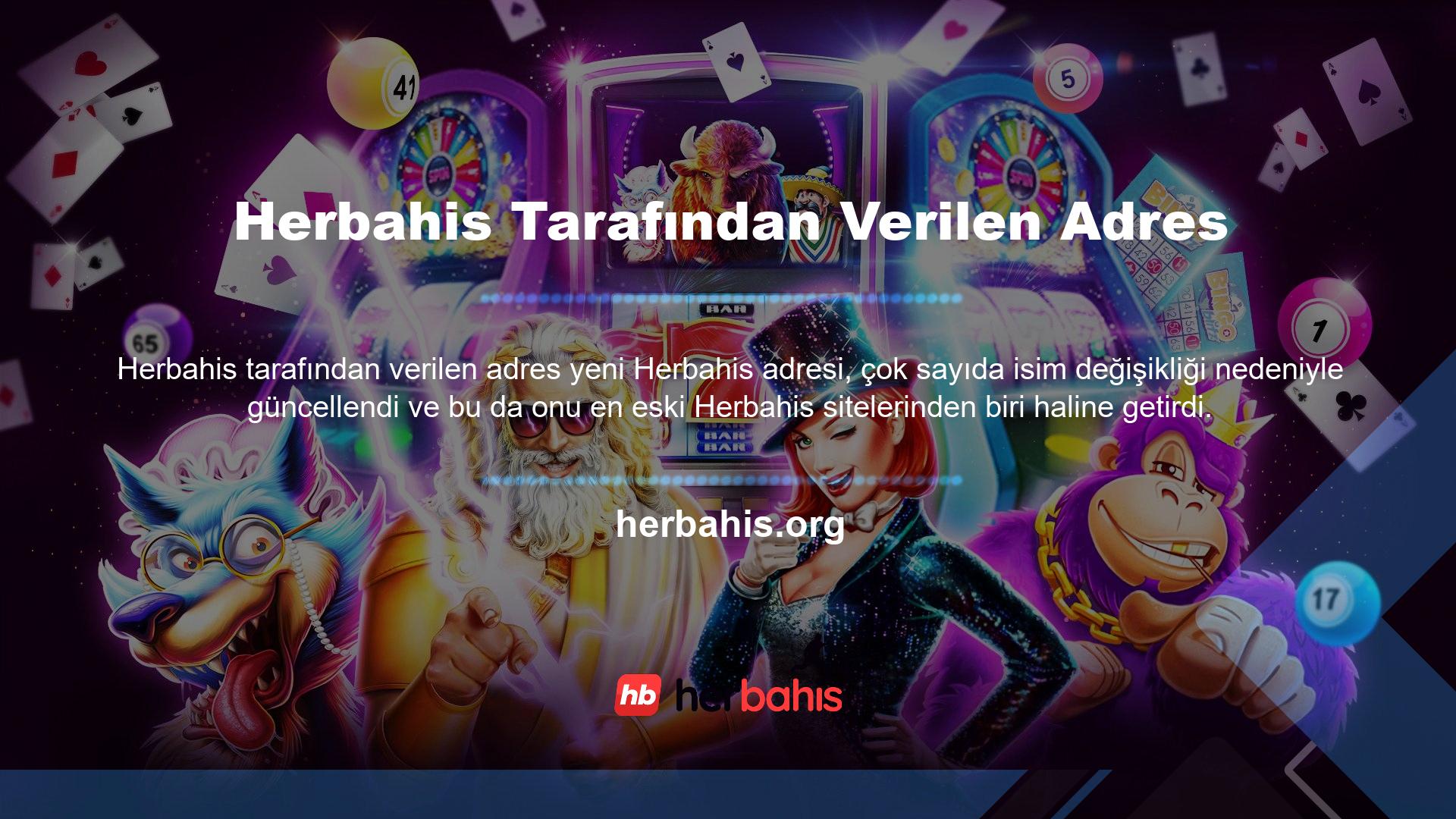 Bugün Türk web sitesi Herbahis, adresini farklı bir isim yerine Herbahis olarak değiştirdi